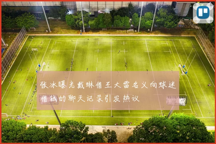 张冰曝光戴琳借王大雷名义向球迷借钱的聊天记录引发热议